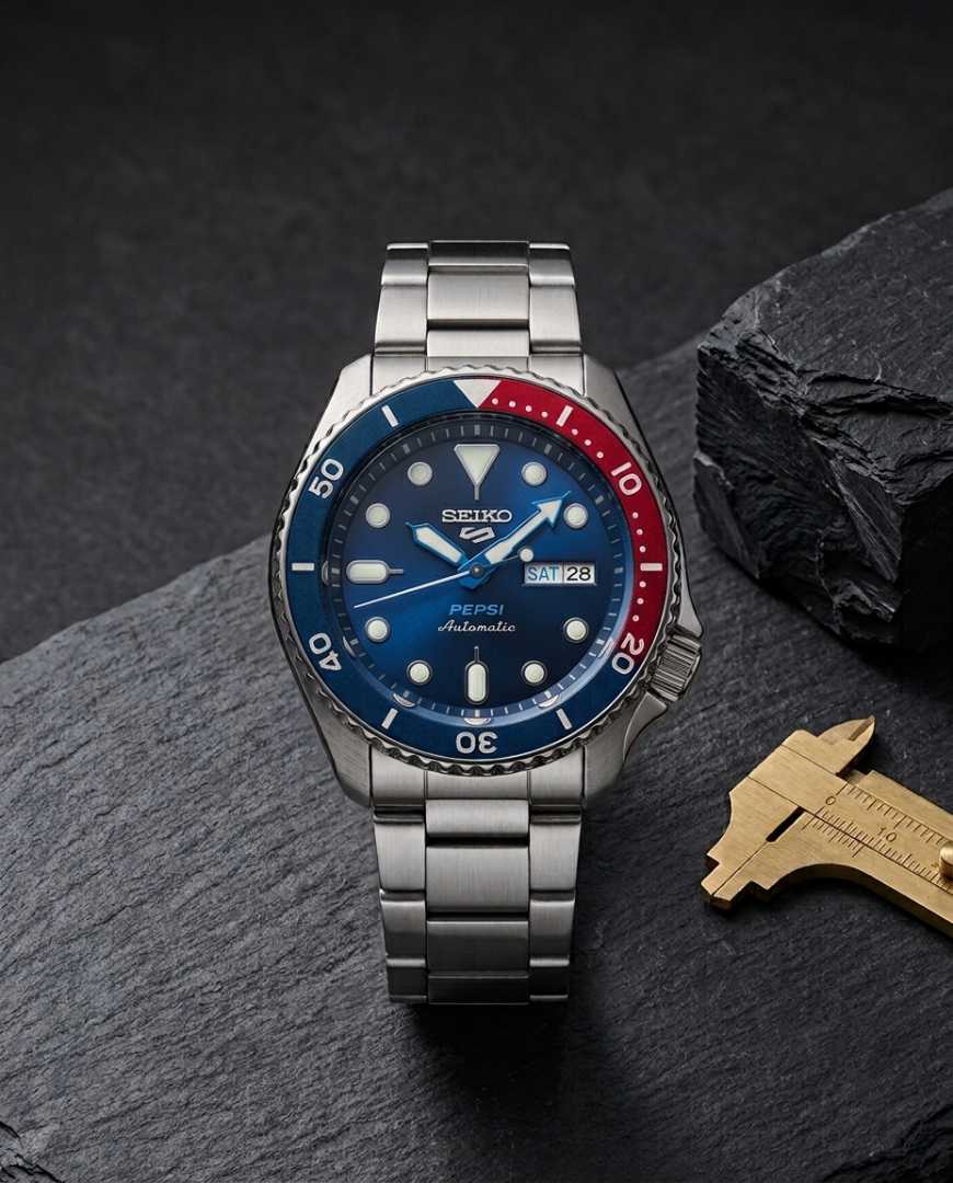 Sei.ko 5 Sports SRPK31K1 Pepsi Blue Dial