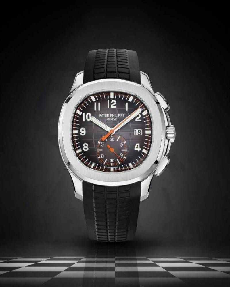 Pa.tek Philipe Aquanaut Chronograph5968 silver Black
