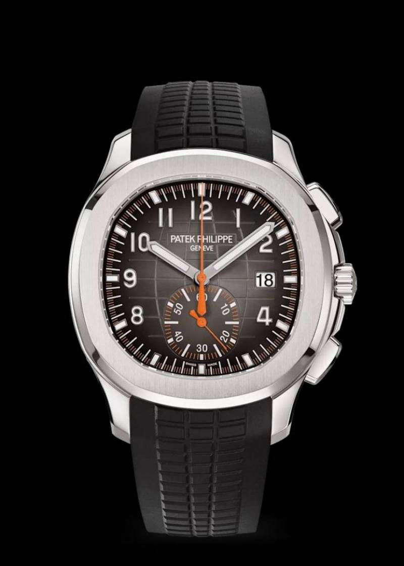 Pa.tek Philipe Aquanaut Chronograph5968 silver Black
