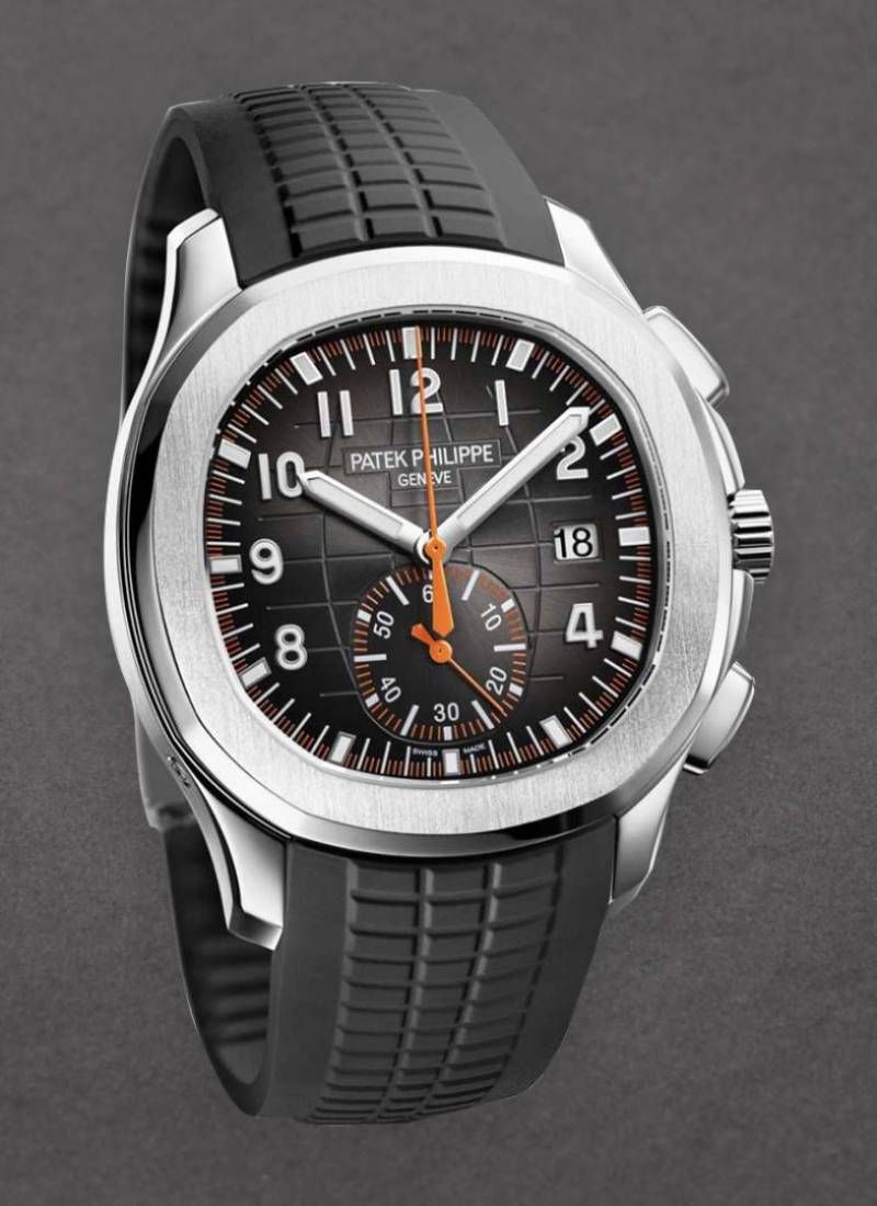 Pa.tek Philipe Aquanaut Chronograph5968 silver Black