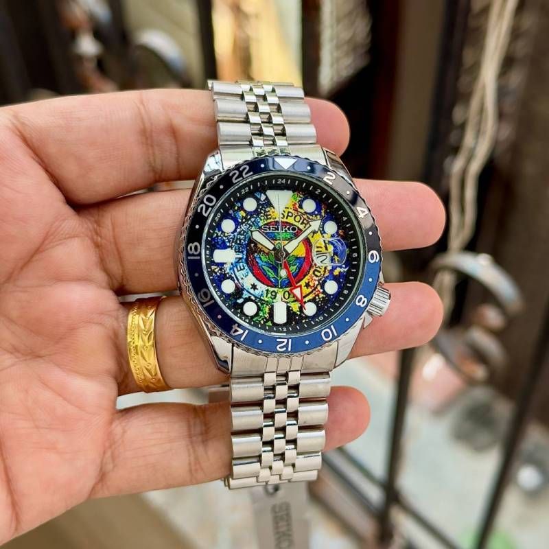 Sei.ko 5 Sports GMT The Red Devils Concept Bespoke Timepiece