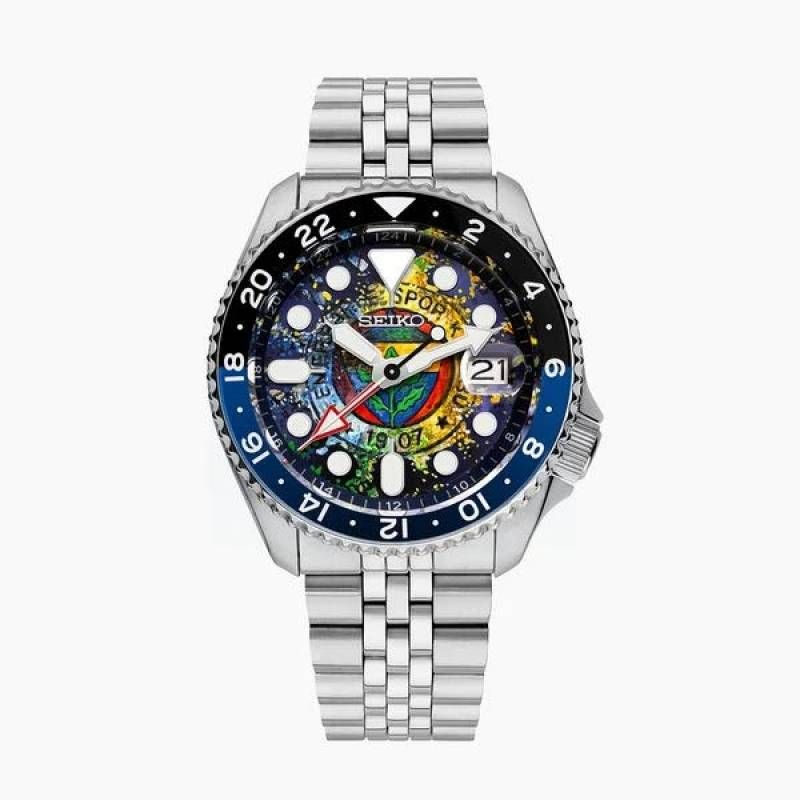 Sei.ko 5 Sports GMT The Red Devils Concept Bespoke Timepiece