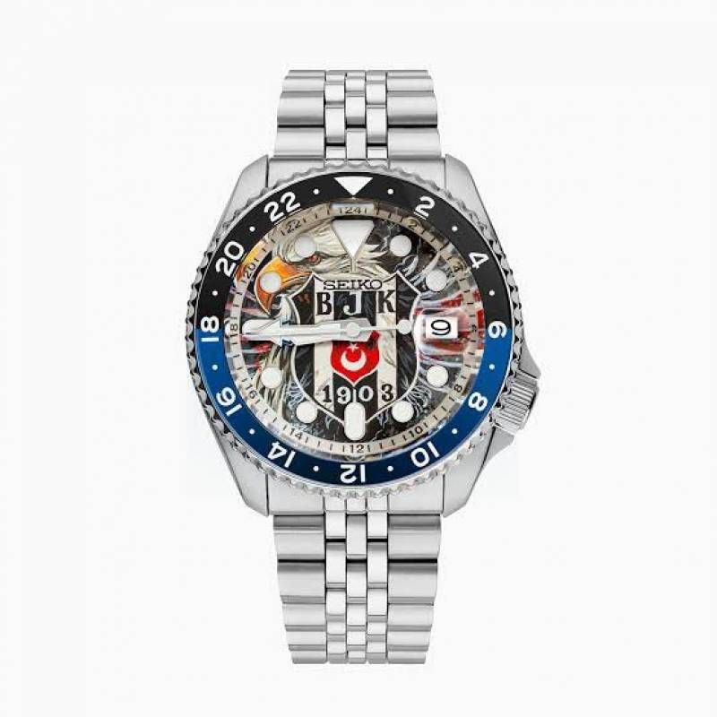 Sei.ko 5 Sports GMT The Red Devils Concept Bespoke Timepiece