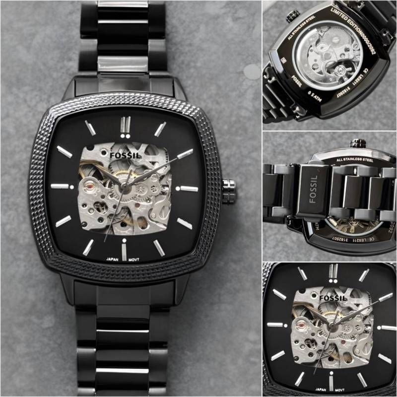 Fossii_l x Nick Jonas Machine Luxe Automatic full black