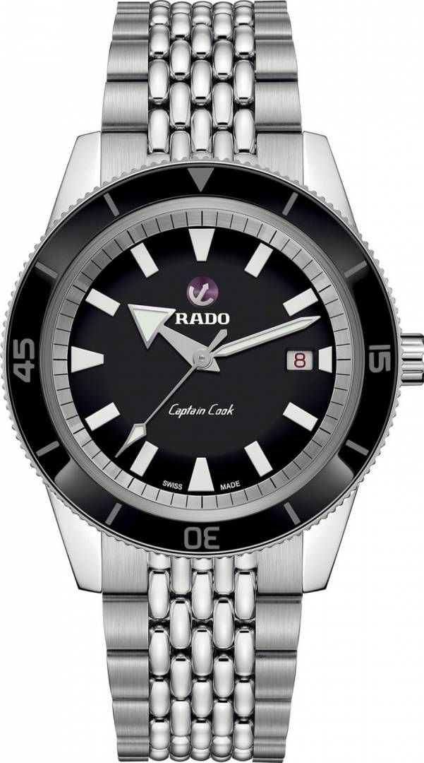 Raddo Captain Cook Automatic watch silver Black