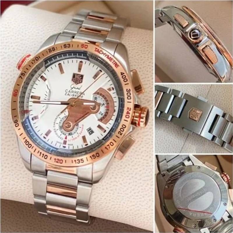 Tag Huer carrera caliber 36 japan 2 ton white