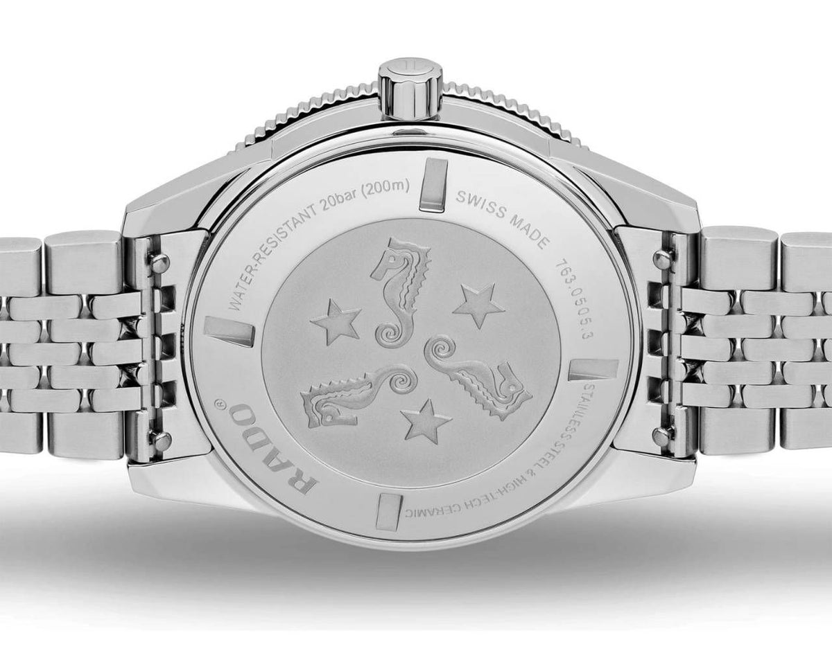 Raddo Captain Cook Automatic watch silver blue