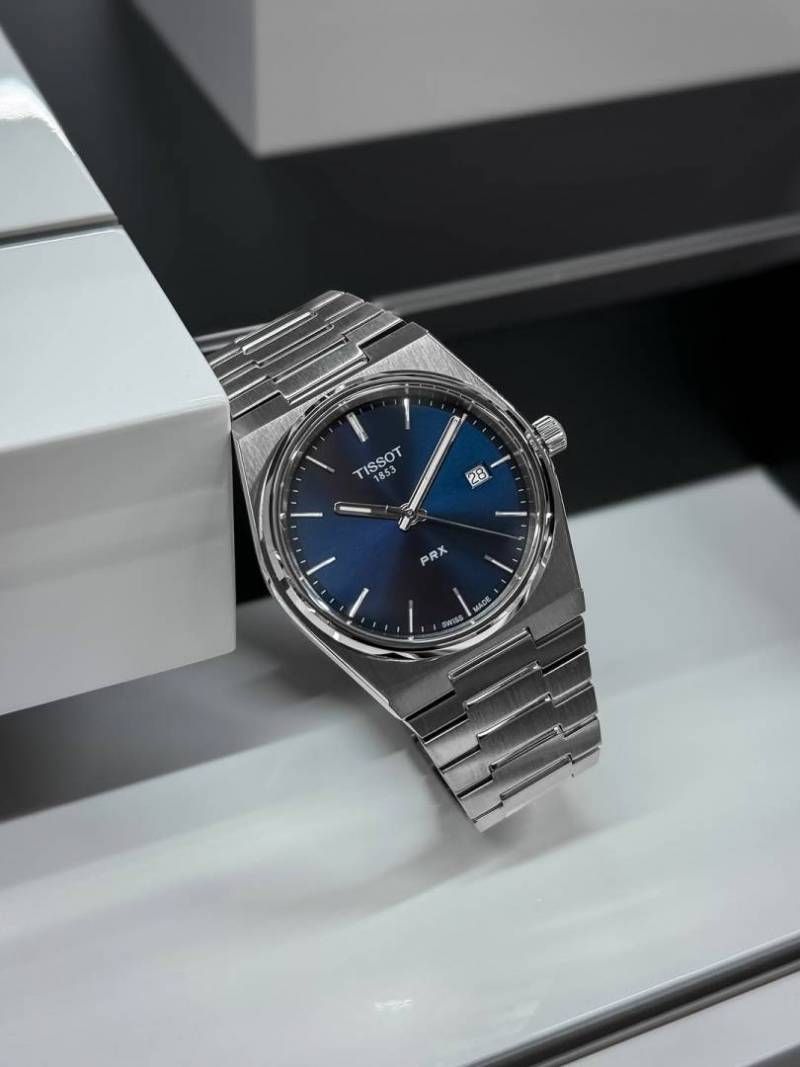 Tissoo_t 1853 Prx Powermatic Quartz silver blue plan