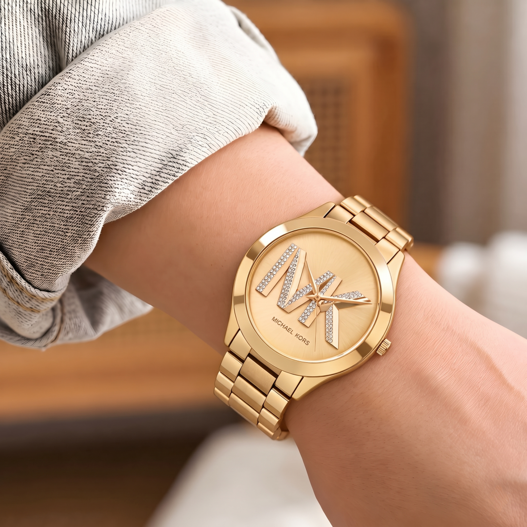 Mic.heal Kors Slim Runway WomenSwach gold