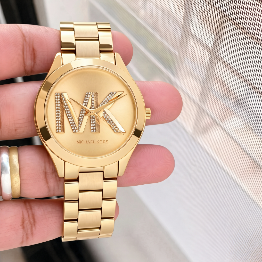 Mic.heal Kors Slim Runway WomenSwach gold