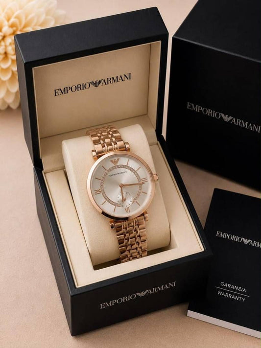 Em.porio Armaann_i Classic  Copper white Ring crno