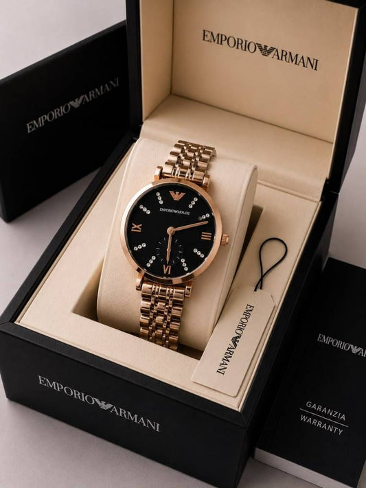 Em.porio Armaann_i Classic Copper black crno dimond