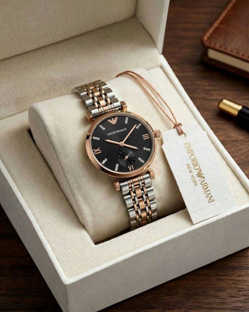 Em.porio Armaann_i Classic  2 ton Copper black crno dimond
