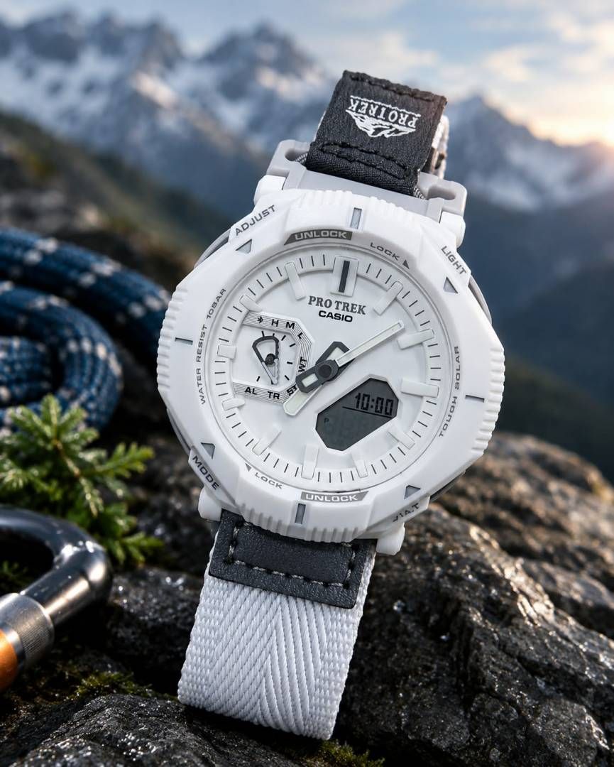 Ca.sio Pro Trek PRJ-B001B-2 full white