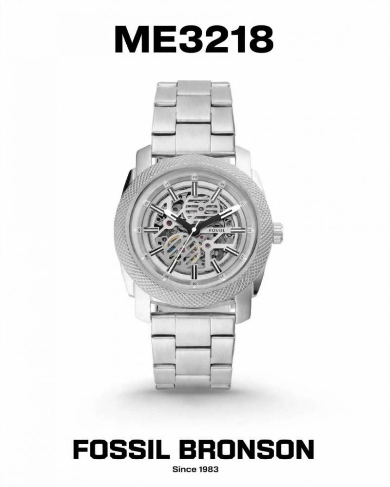 Fossii_l Bronson Me3218 silver white