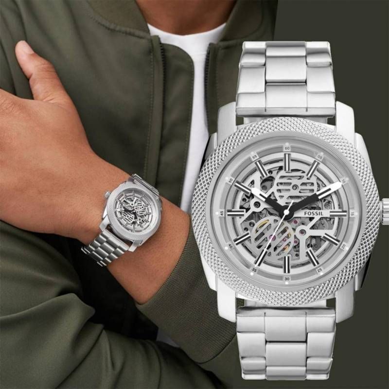 Fossii_l Bronson Me3218 silver white