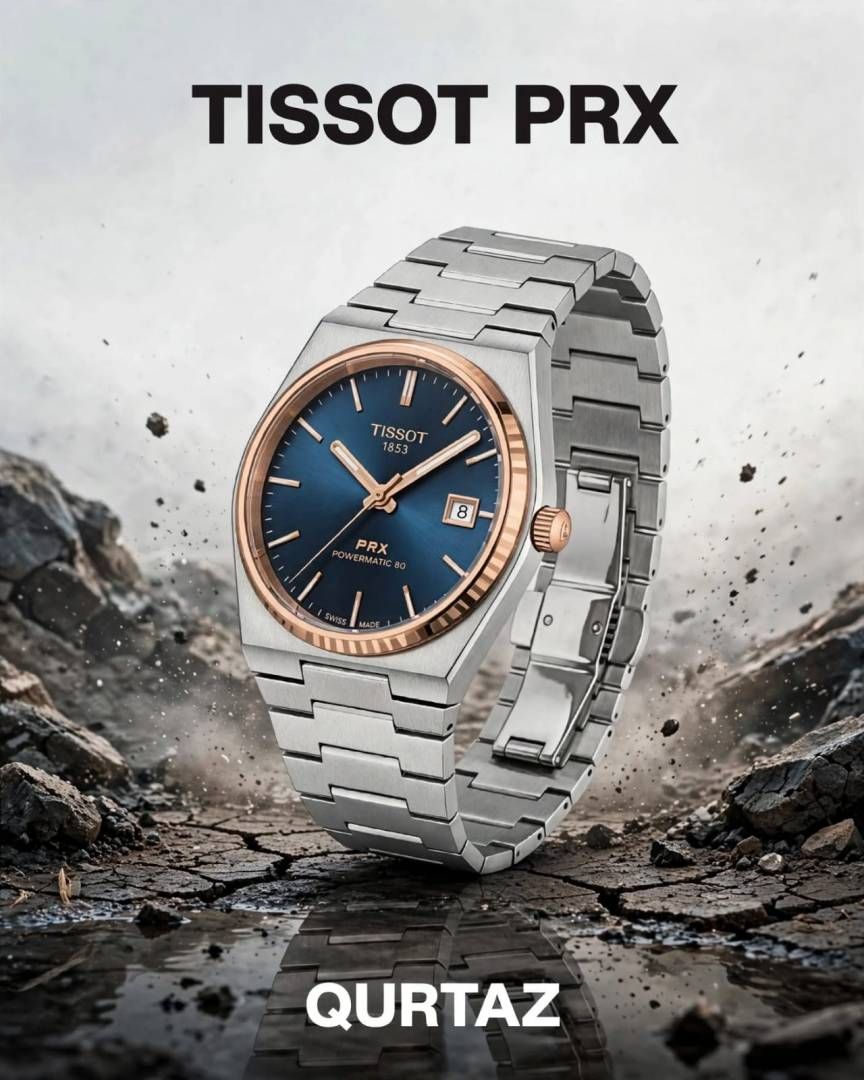 Tissoo_t 1853 Prx Powermatic Quartz 2 ton blue checks