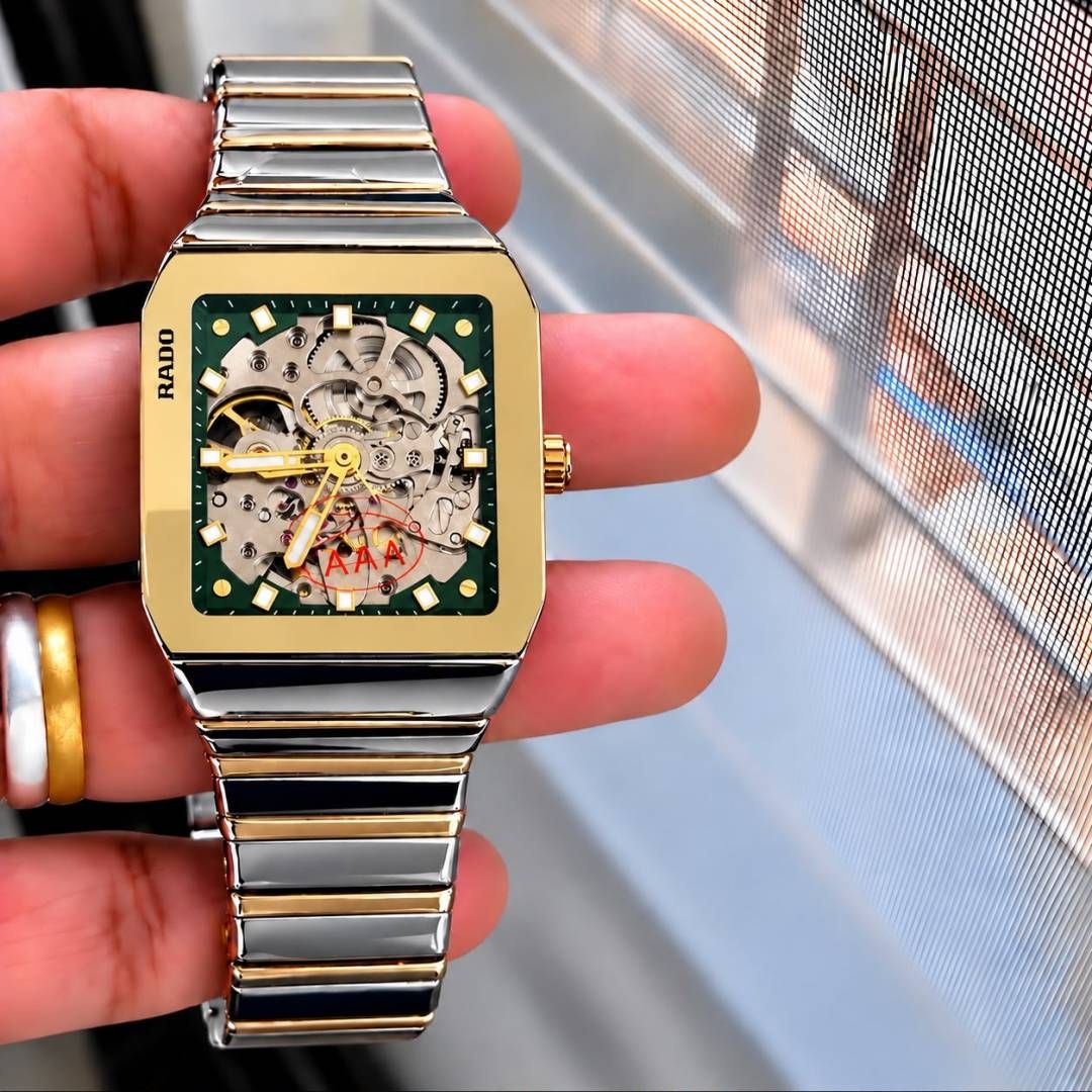 Raado Anatom Automatic Skeleton 2Ton Gold Green