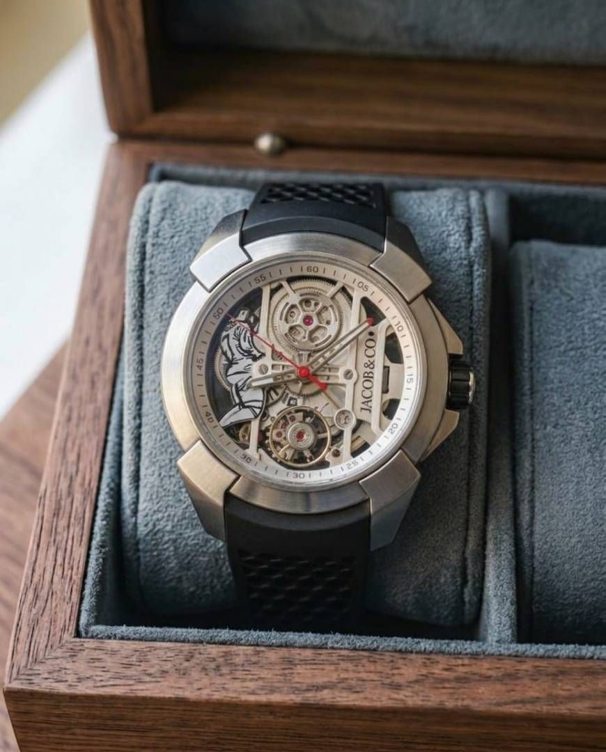 Ja.cob & Co. Epic x CR7 - Flight To Cristiano Ronauldo Black-Silver-White