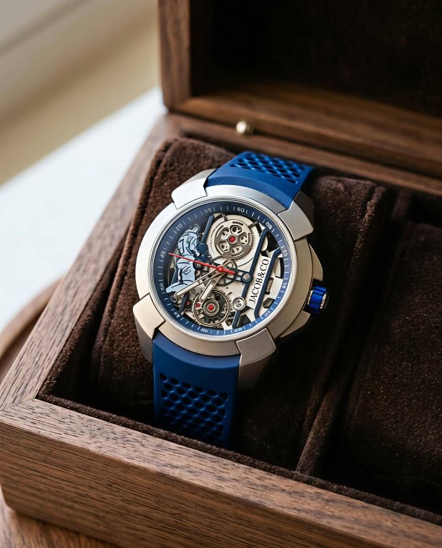 Ja.cob & Co. Epic x CR7 - Flight To Cristiano Ronauldo Blue