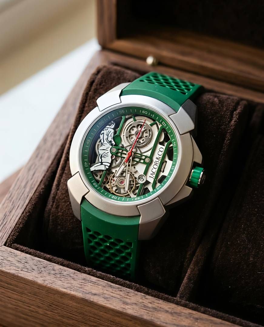 Ja.cob & Co. Epic x CR7 - Flight To Cristiano Ronauldo Green