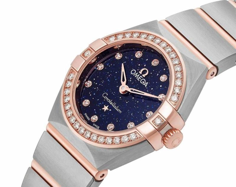 Omeg_ga Constellation Quartz luxury watch dimond