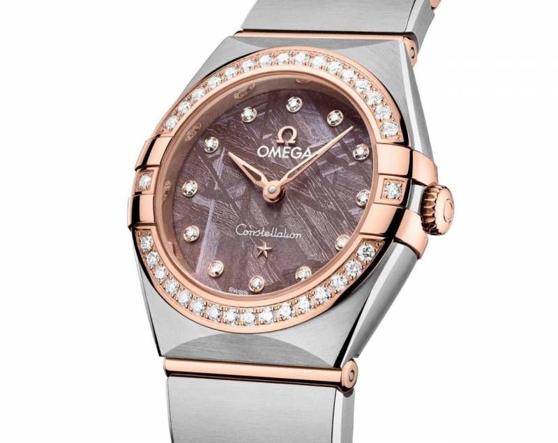 Omeg_ga Constellation Quartz luxury watch dimond