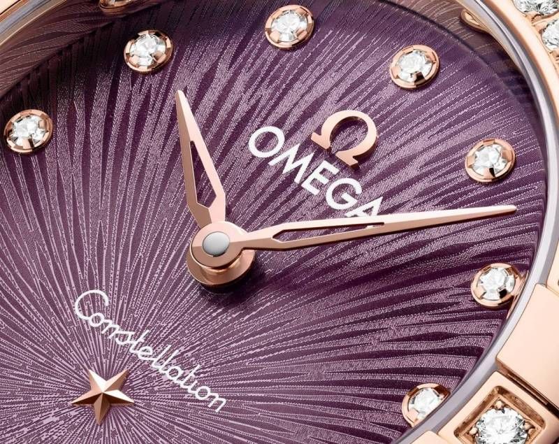 Omeg_ga Constellation Quartz luxury watch dimond