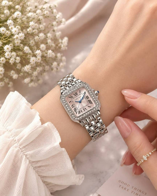 Cartiar Panthre de Silver-Pink