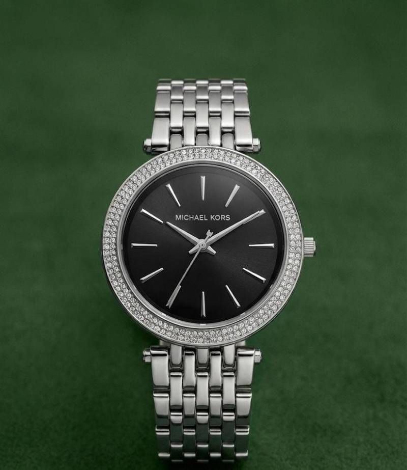Mic.hael_l Kors Darci Silver Black
