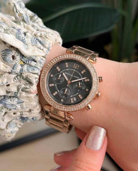 Mic.hael_l Kors Parker Copper-Black