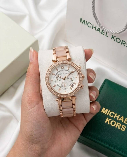 Mic.hael_l Kors Parker Pink-White