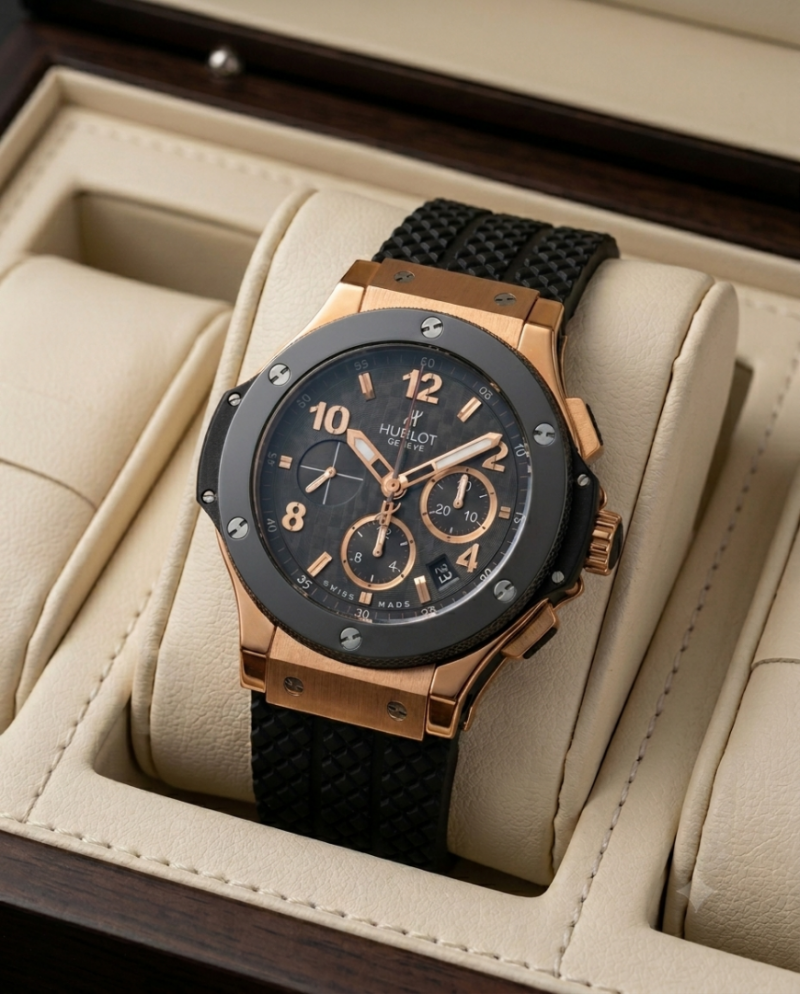 Hu.blot Big Bang Fusion black brown