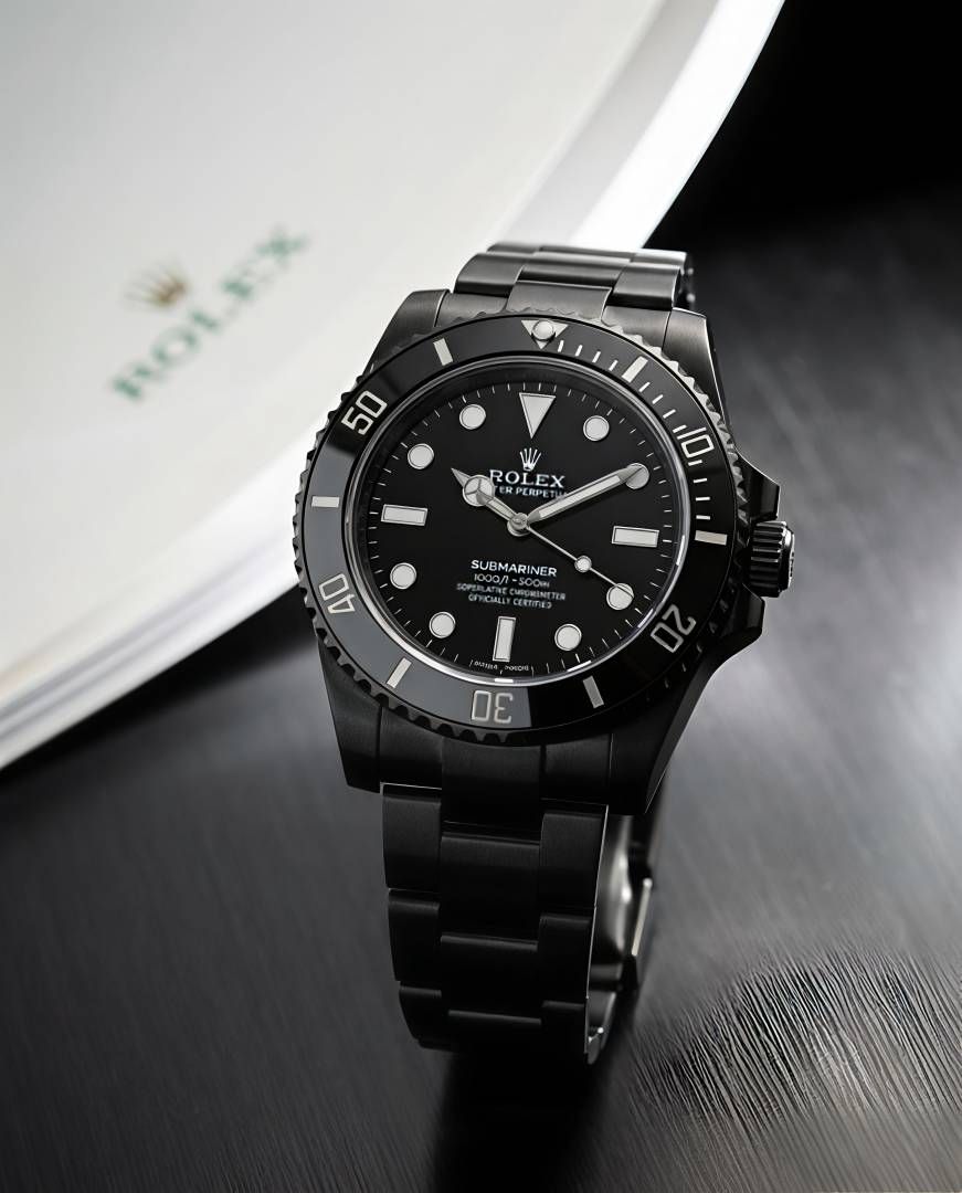 Rolee_x Oyster Perpetual Submarine Black