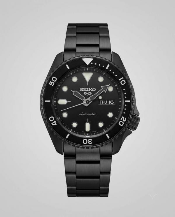 Sei.ko 5 Sports Automatic Full Black