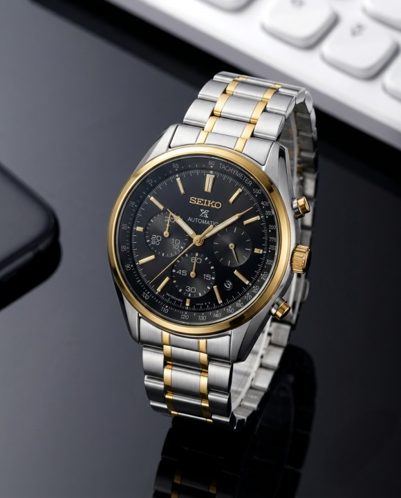 Se.iko Prospex Chronograph 2 ton Silver-Black
