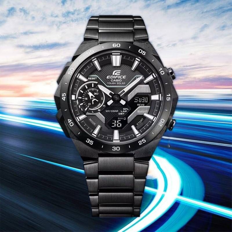 Ca.sio Edifice Windflow ECB-2200CB-2A. Black