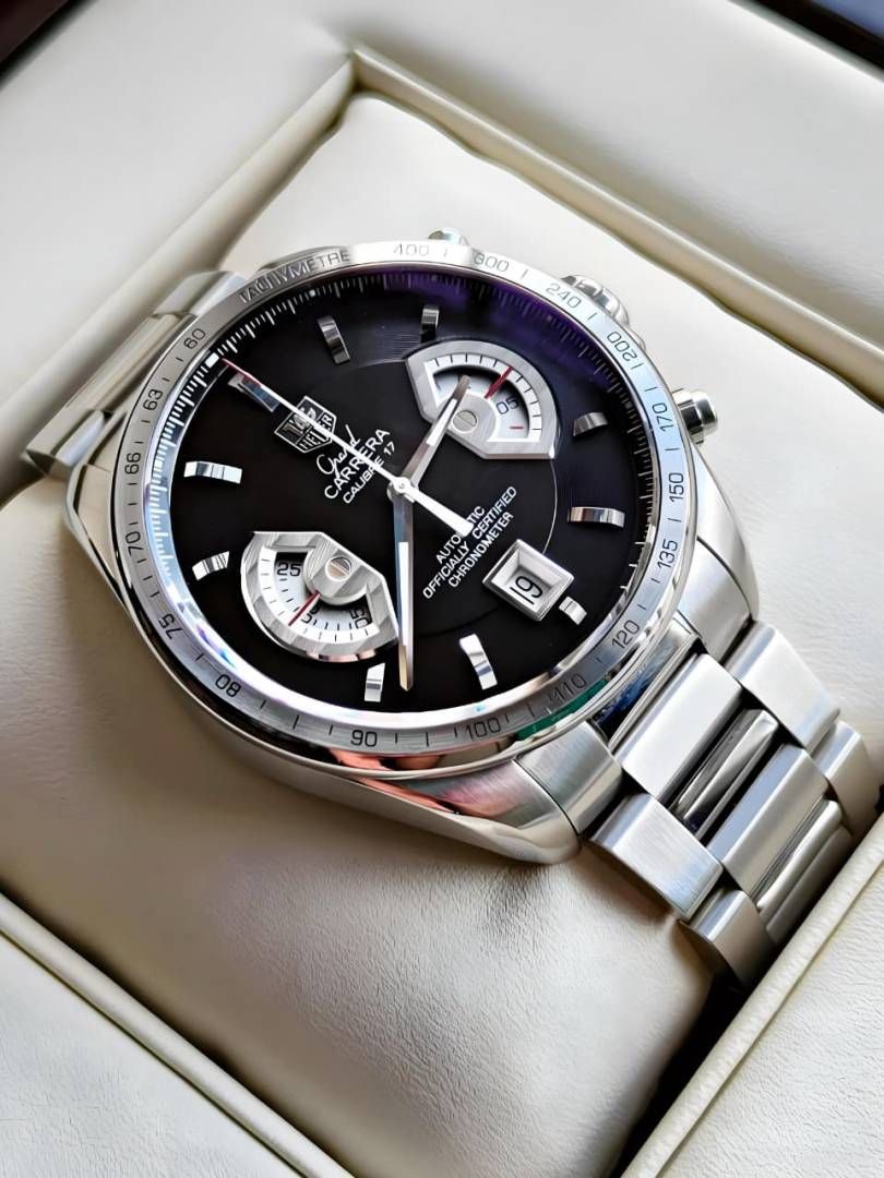 Tag Heuee_r carrera caliber 17  silver Black