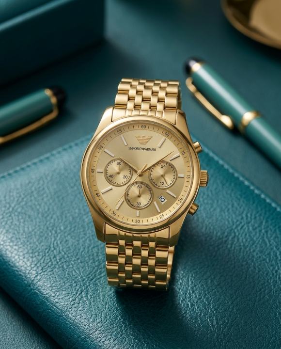 Em.porio Armann_i AR11581 Chronograph Full Gold