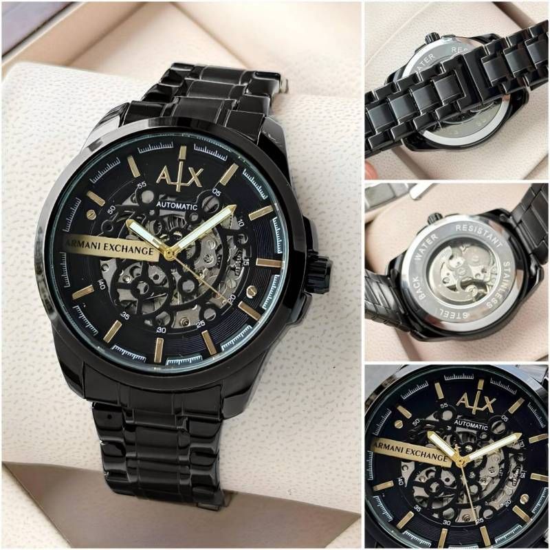 Exchange Armaann_i Ax2418 Hampton Automatic full black and gold