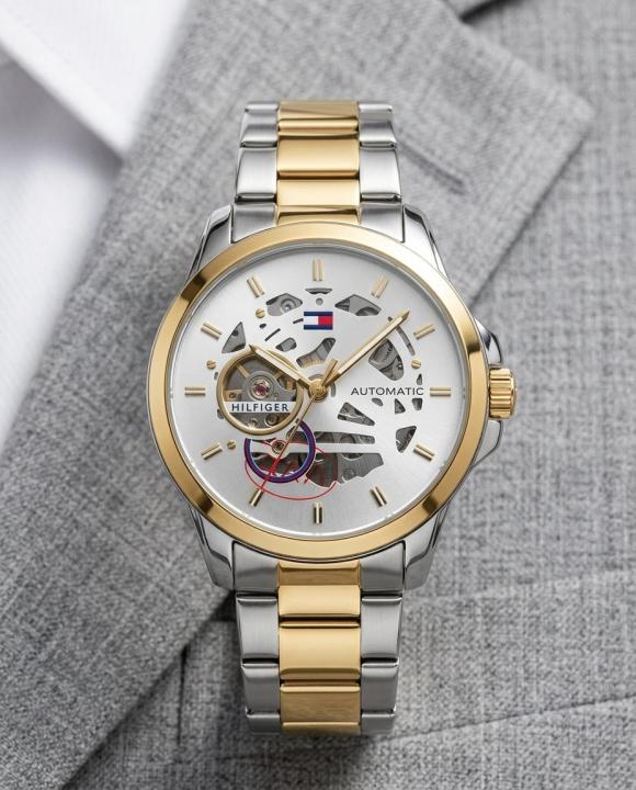 Tom.my Hilfige_r skeleton automatic