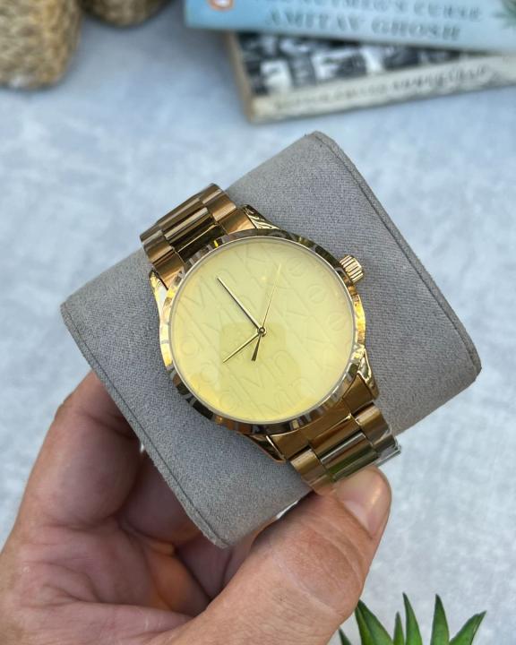 Ca.lvin K_lein Rocna Ura Gold